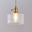 Brass Prism Glass Pendant Light