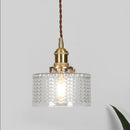 Brass Prism Glass Pendant Light
