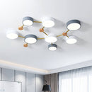 Brass Tri Disc Ceiling Light