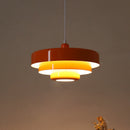 Stacked Disc Halo Pendant Light