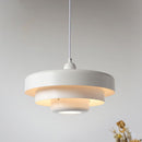Stacked Disc Halo Pendant Light
