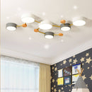 Brass Tri Disc Ceiling Light