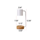 Arc Arm Candle Table Lamp