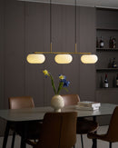 Contemporary 3-Light Glass Globe Pendant Ceiling Fixture
