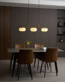 Contemporary 3-Light Glass Globe Pendant Ceiling Fixture