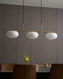 Contemporary 3-Light Glass Globe Pendant Ceiling Fixture