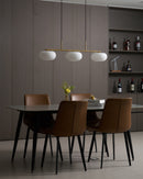 Contemporary 3-Light Glass Globe Pendant Ceiling Fixture