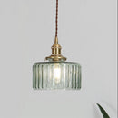 Brass Prism Glass Pendant Light