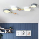 Brass Tri Disc Ceiling Light