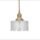 Brass Prism Glass Pendant Light