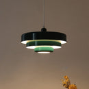 Stacked Disc Halo Pendant Light