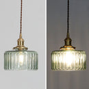 Brass Prism Glass Pendant Light