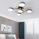 Modern Multi Disc Ceiling Light
