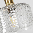 Brass Prism Glass Pendant Light