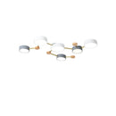 Brass Tri Disc Ceiling Light
