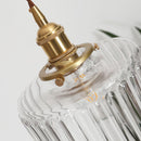 Brass Prism Glass Pendant Light