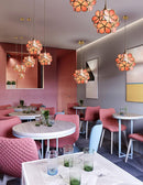 Modern Glass Petal Pendant Ceiling Light