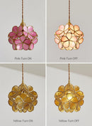 Modern Glass Petal Pendant Ceiling Light
