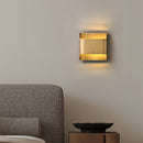 Industrial Style Brass Wall Sconce