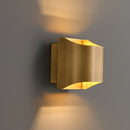 Industrial Style Brass Wall Sconce