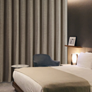 Minimal Pleated Blackout Curtain Panels
