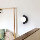 Architectural Half Moon Wall Light