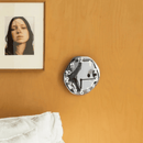 Distorted Face Wall Clock