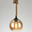 Smoked Glass Sphere Pendant Light