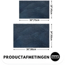 Geometric Wave Form Area Rug