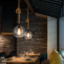 Smoked Glass Sphere Pendant Light