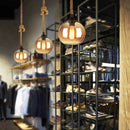 Smoked Glass Sphere Pendant Light