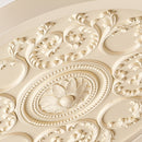 Ornate Plaster Medallion Ceiling Light