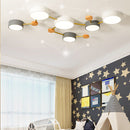 Brass Tri Disc Ceiling Light