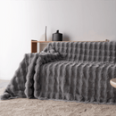 Channel Plush Sofa Cover