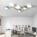 Brass Tri Disc Ceiling Light