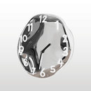 Distorted Face Wall Clock