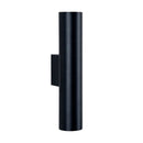 Obsidian Column Halo Wall Light