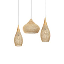 Organic Rattan Weave Pendant Light