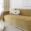 Herringbone Tassel Sofa Cover