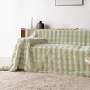 Channel Plush Sofa Cover