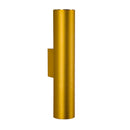 Obsidian Column Halo Wall Light