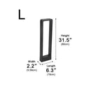 Rectangular Frame Pathway Light