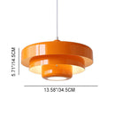 Stacked Disc Halo Pendant Light