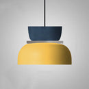 Sculptural Color Block Pendant Light