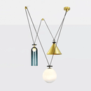 Geometric Shape Art Modern Chandelier LED Ceiling Light
