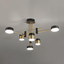 Modern Industrial Spider Arm Ceiling Chandelier