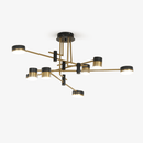 Modern Industrial Spider Arm Ceiling Chandelier
