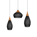 Organic Rattan Weave Pendant Light