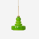 Vintage Schoolhouse Style Glass Pendant Light