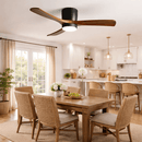 Isben Wooden Ceiling Fan Light